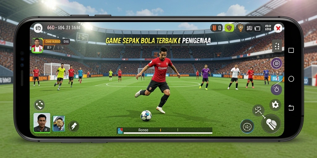 Screenshot utama 66D menampilkan aksi seru di lapangan.