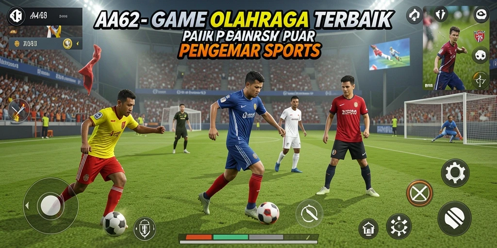 Tampilan gameplay <strong>AA62</strong> yang seru dalam pertandingan olahraga.