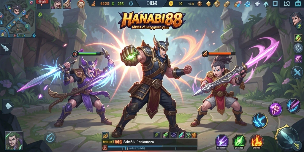 Gameplay seru dan strategis dari HANABI88 dalam aksi.