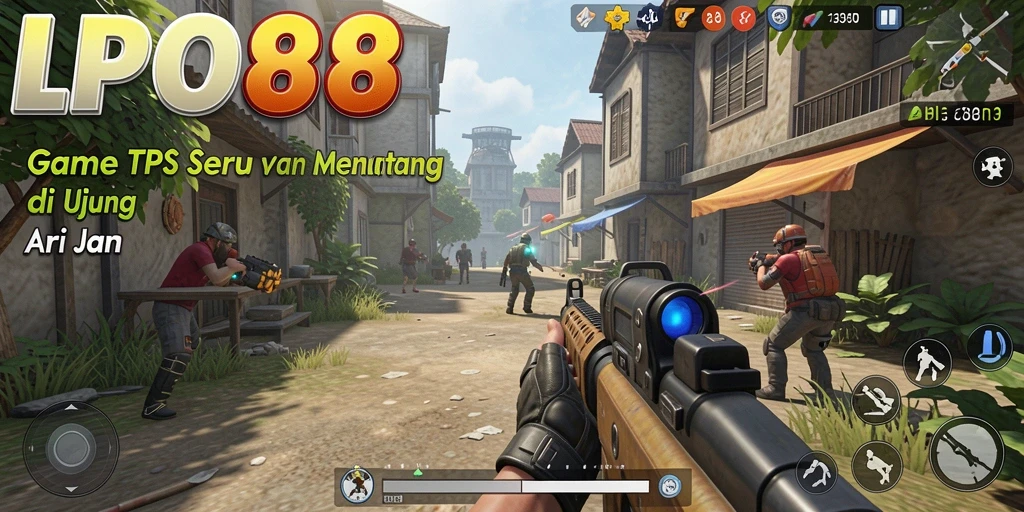 Screenshot dari gameplay TPS LPO88 yang penuh aksi dan strategi.