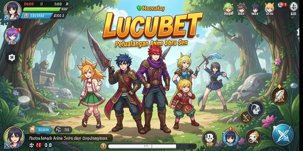 Tampilan gameplay Anime yang menawan dan penuh warna.