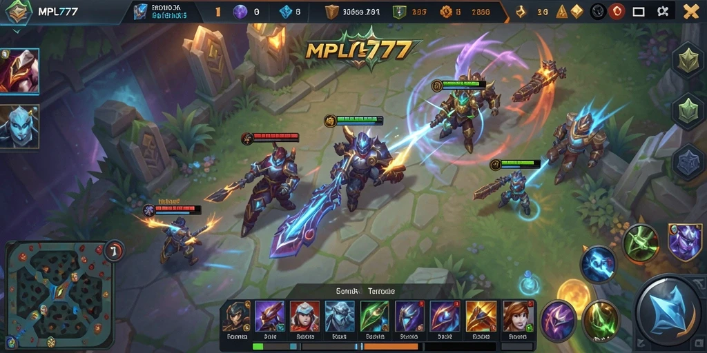 Tampilan menarik dari gameplay seru di MPL777.