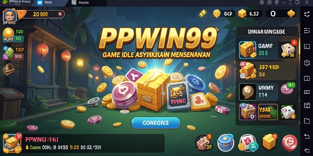 Tangkapan layar gameplay PPWIN99 menampilkan suasana santai dan menyenangkan dalam game Idle.