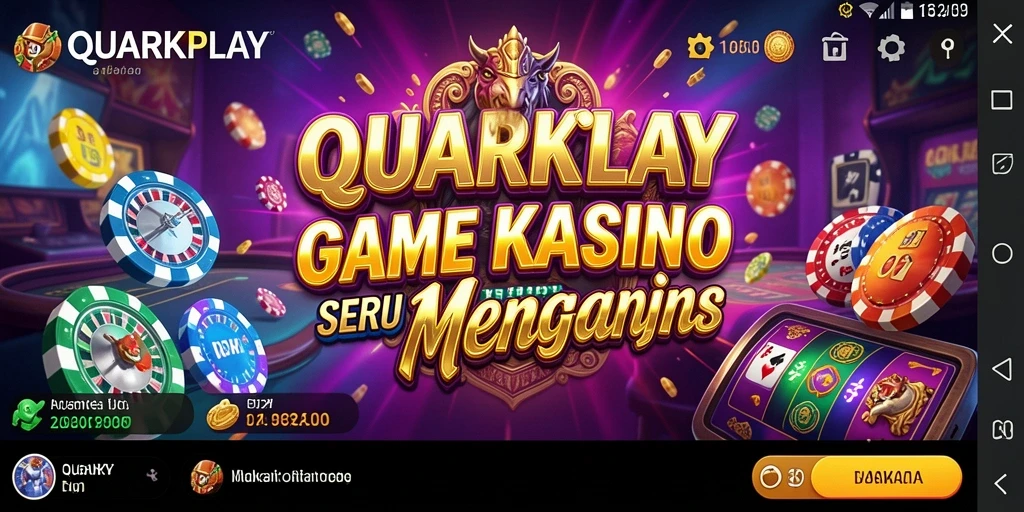 Screenshot utama <strong>QUARKPLAY</strong> menampilkan gameplay Kasino yang menarik.