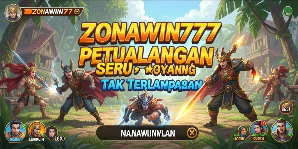 Screenshot gameplay ZONAWIN777 yang menunjukkan petualangan mendebarkan.
